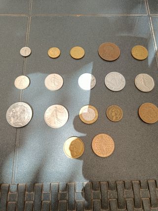 Monedas antiguas - Coleccion francesas diferentes 