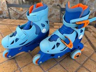 Patines infantiles - Azul y Naranja