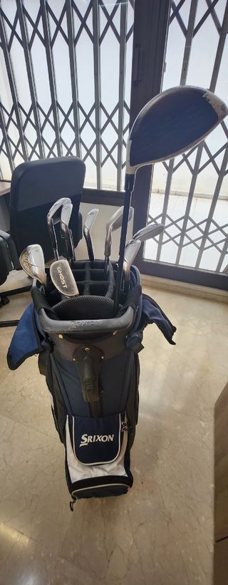 Bolsa golf Srixon seminueva + palos Taylormade usa