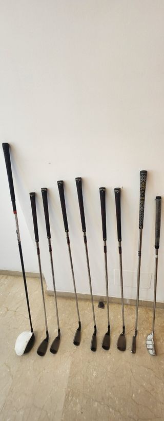 Bolsa golf Srixon seminueva + palos Taylormade usa