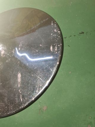 Mesa redonda cristal moderna