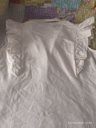 Blusa Ralph Lauren beige talla S