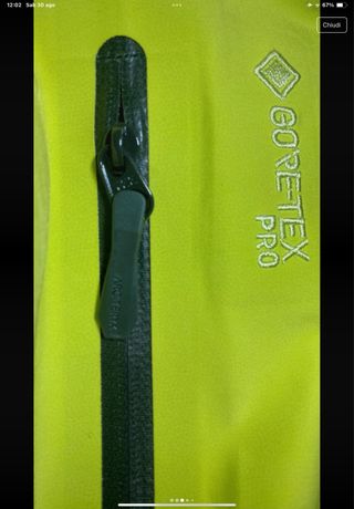 Giacca Arc'Teryx Alpha SV Gialla