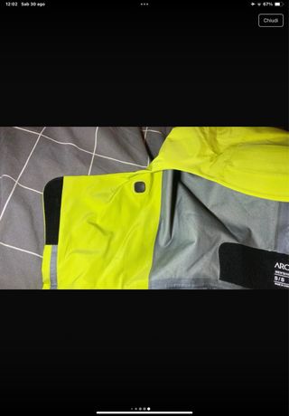 Giacca Arc'Teryx Alpha SV Gialla