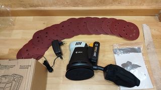 Lijadora Orbital 125mm 20V batería litio  - NUEVA