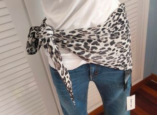 Pañuelo BIMBA Y LOLA - Gasa leopardo