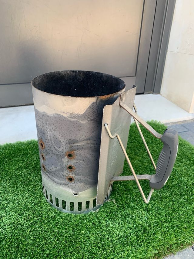 Weber alto 30 cms.  chimenea encendido Rapidfire