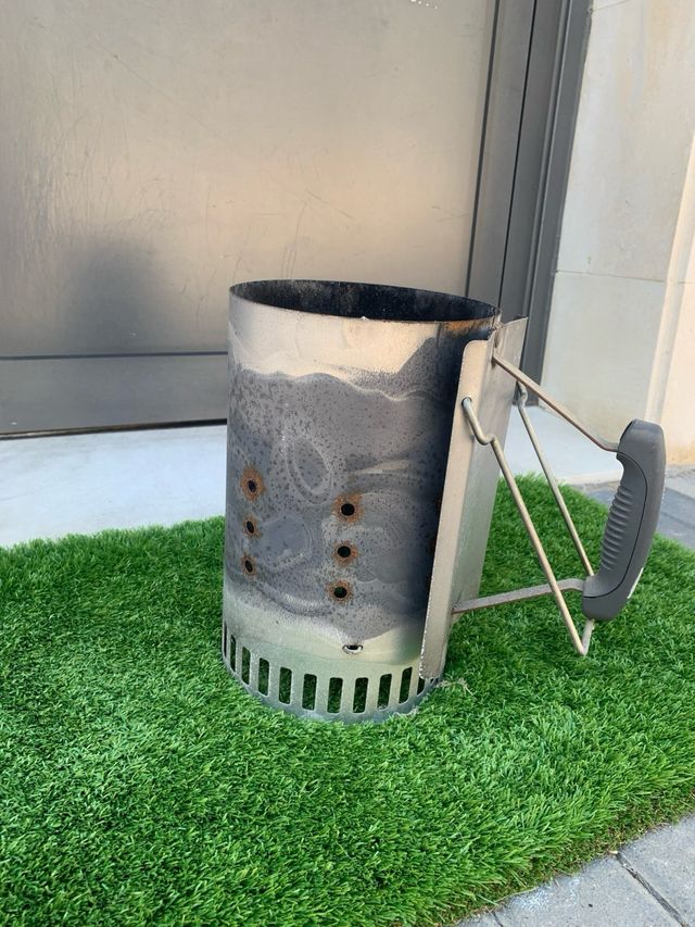 Weber alto 30 cms.  chimenea encendido Rapidfire