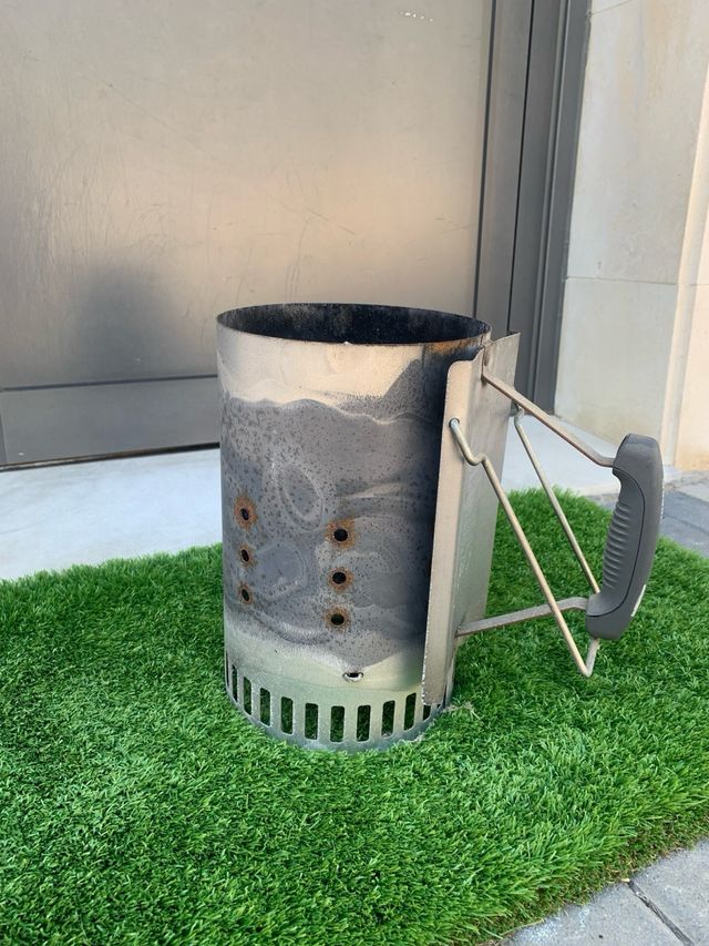 Weber alto 30 cms.  chimenea encendido Rapidfire