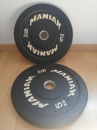 Discos crossfit 5kg - MANIAK - 2uds
