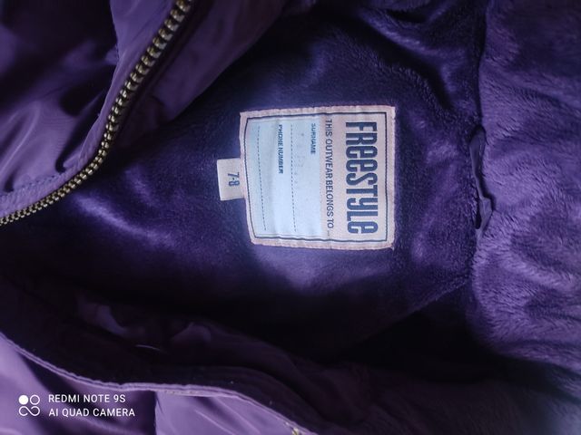 Plumífero niña Freestyle 7-8