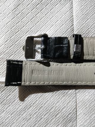 Correa reloj Rolex piel negra