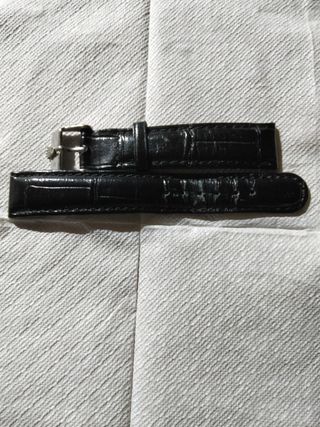 Correa reloj Rolex piel negra