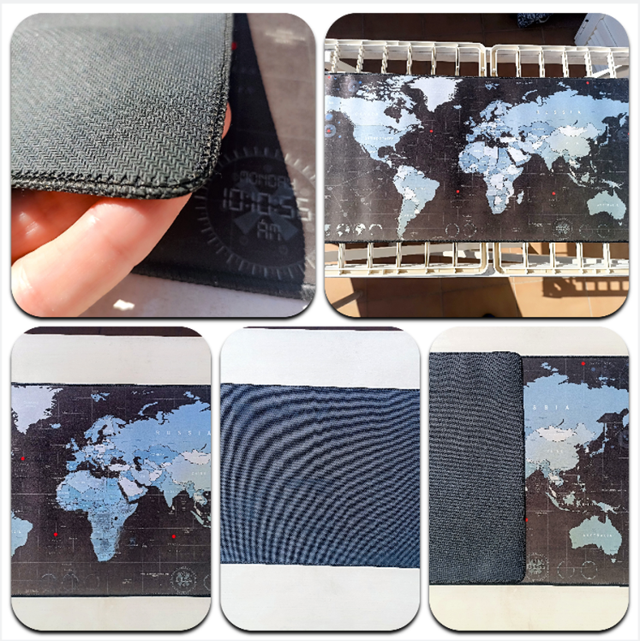 Alfombrilla gaming XXL mapa mundo