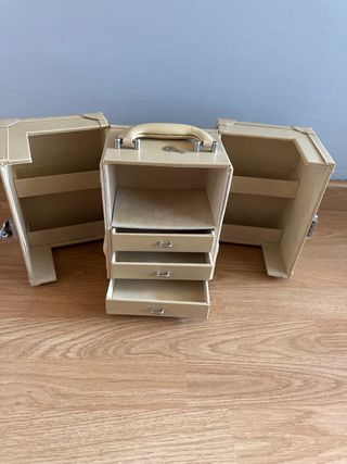 Joyero vintage beige