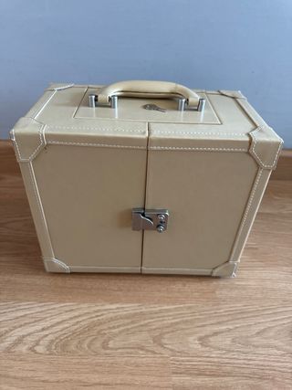 Joyero vintage beige