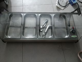 Calienta tapas 4 bandejas