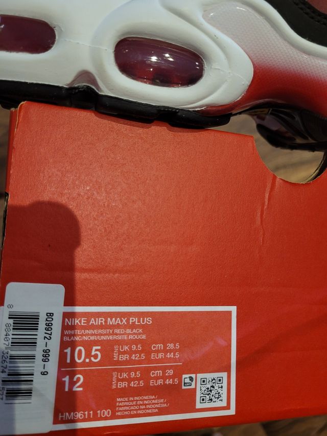 Nike Air Max Plus Tn university red