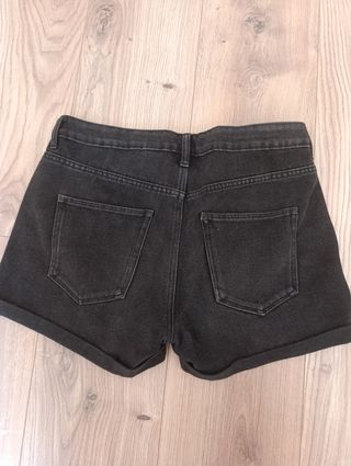 Shorts vaqueros negros mujer-nuevos
