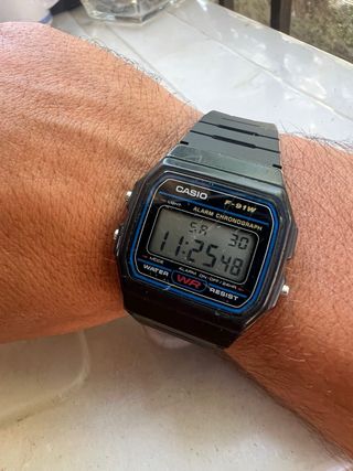 Reloj Casio F-91W vintage