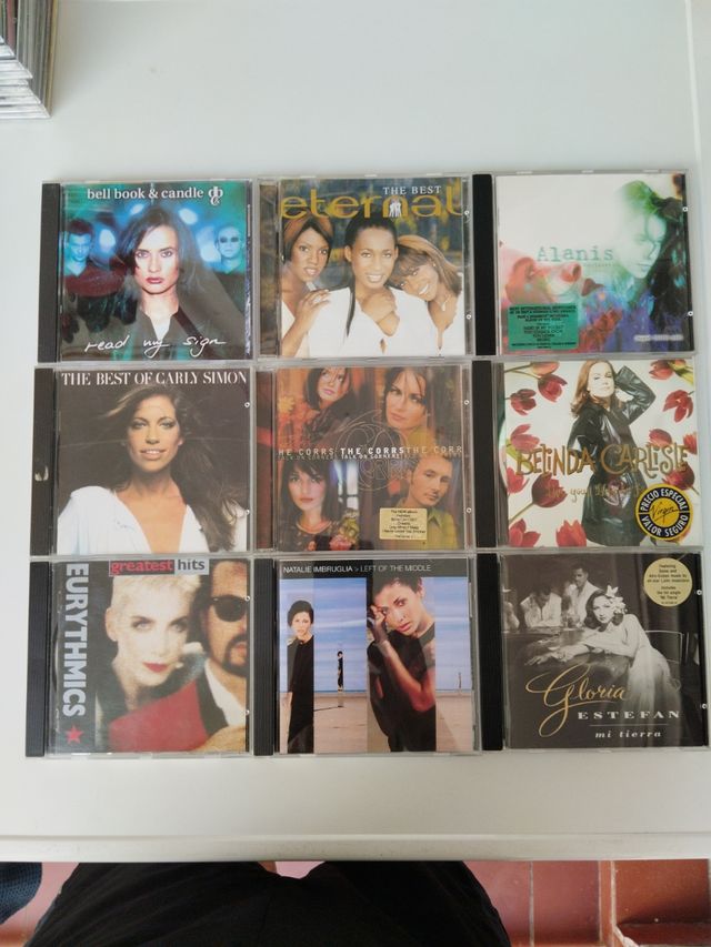 9 CDs Pop-Rock Variados