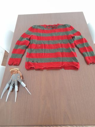 Disfraz artesanal Freddy Krueger M/L