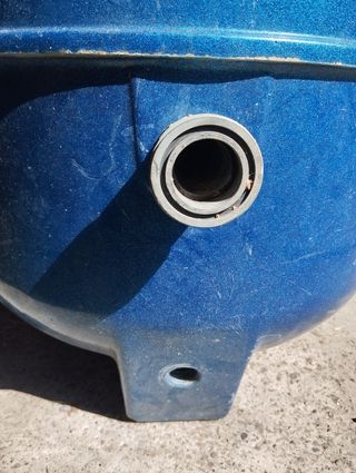 Filtro piscina azul plástico
