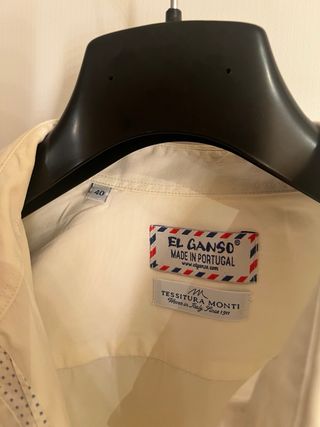 Camisa El Ganso blanca, talla 40