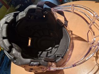 Stick hockey AZEMAD SPECIAL, casco NZI, guantes L.