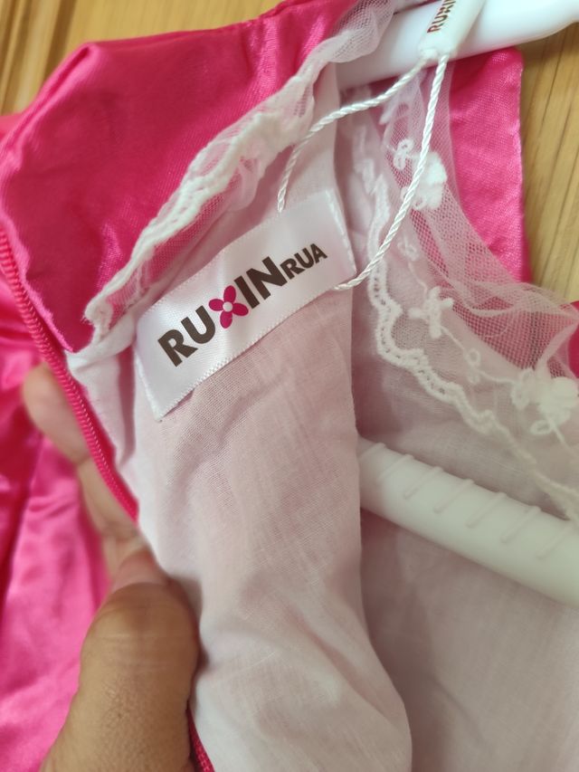 Disfraz Princesa Peach niña talla 12 años (150cm)