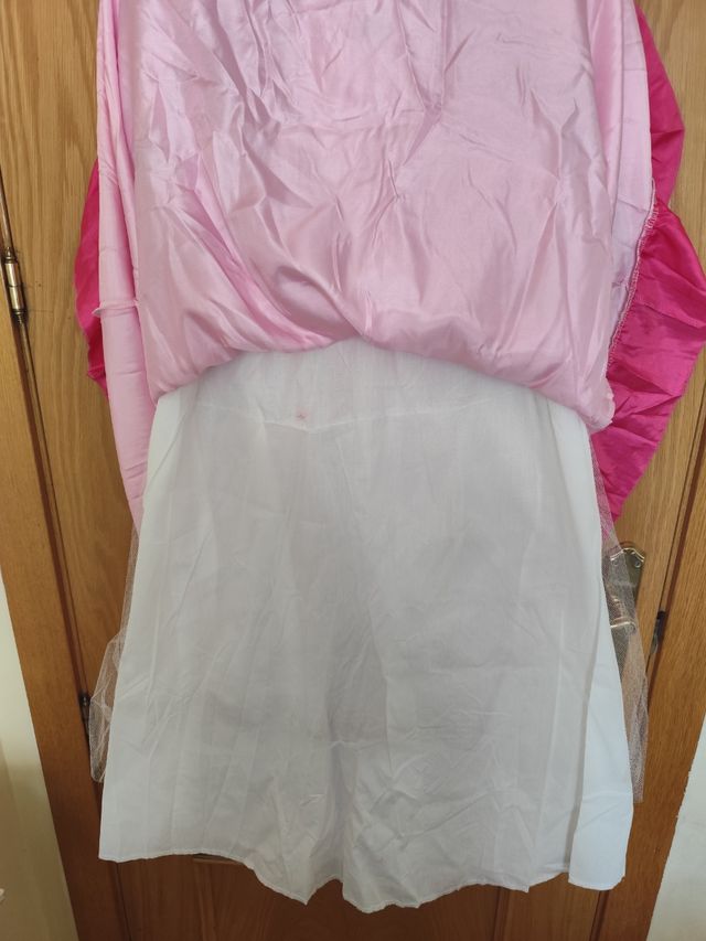 Disfraz Princesa Peach niña talla 12 años (150cm)