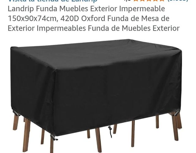 Funda Mesa Exterior Landrip 150x90x74cm
