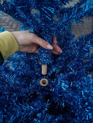Albero di Natale Blu 180cm Bizzotto 