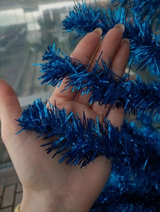 Albero di Natale Blu 180cm Bizzotto 