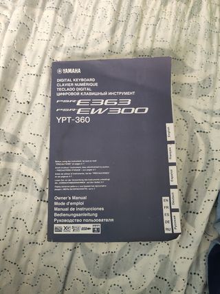 Teclado Yamaha PSR-E363