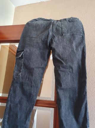 Pantalones denim negros - Talla 14