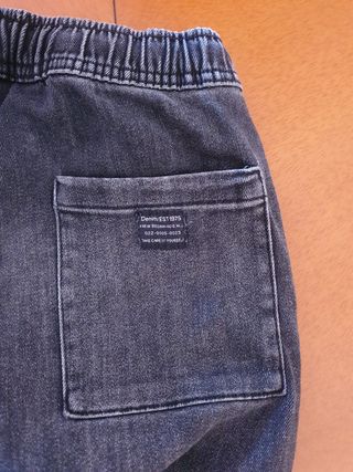Pantalones denim negros - Talla 14