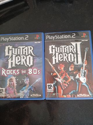 Guitar Hero PS2 (Rocks The 80s & II)