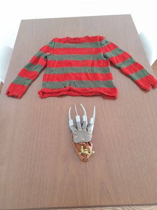Disfraz artesanal Freddy Krueger Talla S