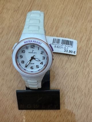 Reloj Nowley blanco y morado