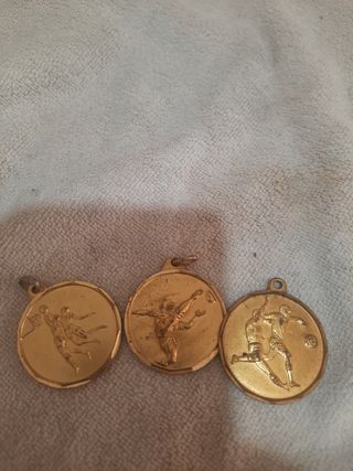 3 Medaglie Sport Vintage