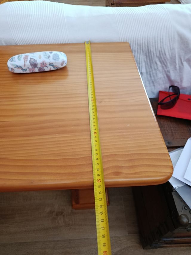 Escritorio madera marrón esquinero