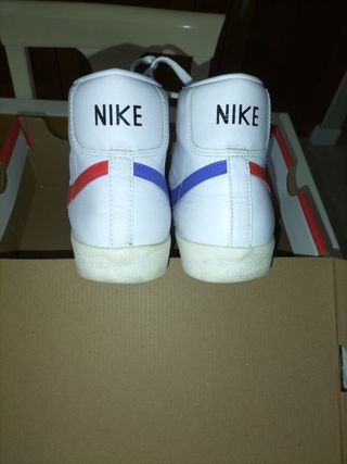 Nike Blazer Mid - Pelle Blu/Rossa