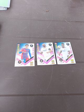 Cromos edición limitada: Gavi, Benzema y Vinicius