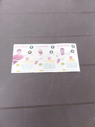 Cromos edición limitada: Gavi, Benzema y Vinicius