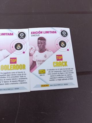 Cromos edición limitada: Gavi, Benzema y Vinicius