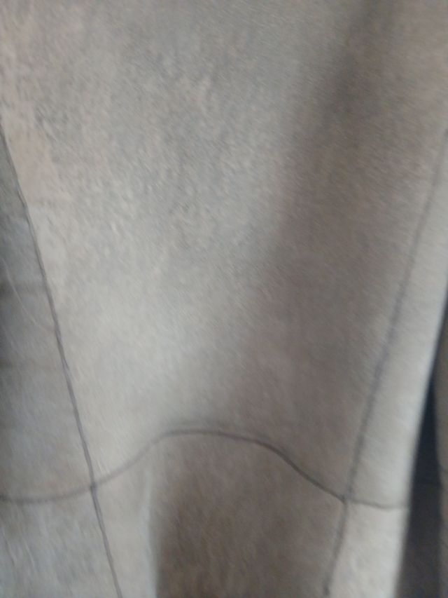 Chaquetón piel vuelta marrón