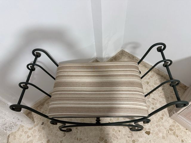 Banco descalzadora forja - 60€ venta en persona