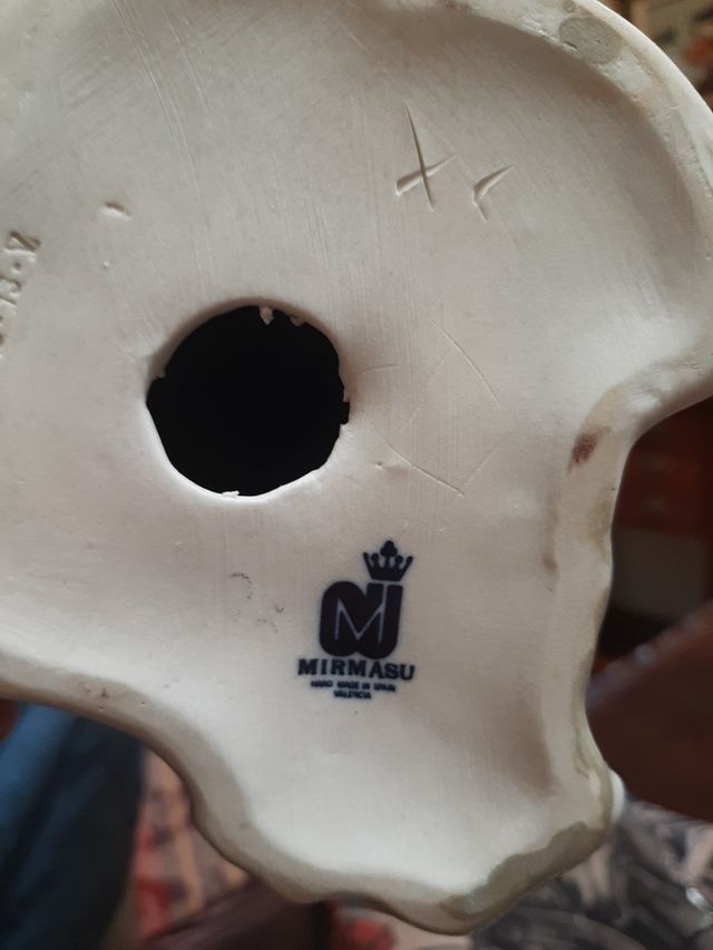 Figura porcelana Mirmasu - Azul y blanco