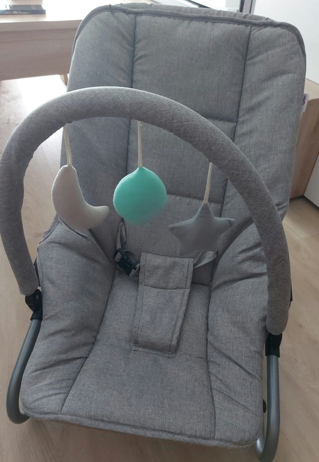 Hamaca Bebé - Cuna Nido Gris